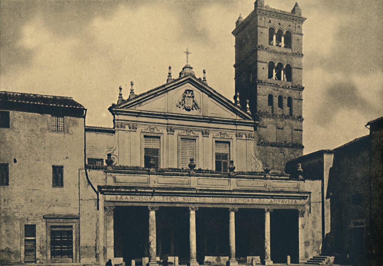 Roma - St. Cecilias kirke, 1910 av Unbekannt