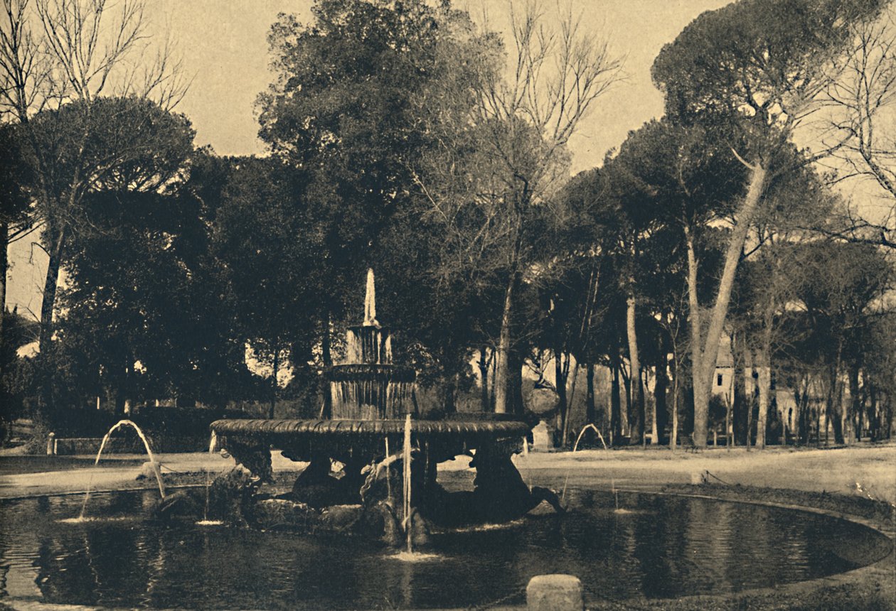Roma - Villa Borghese - Sjøhestenes fontene, 1910 av Unbekannt