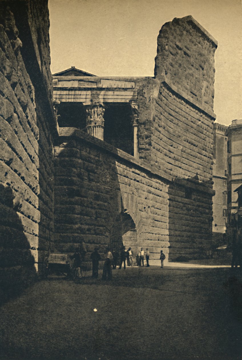 Roma - Veggen til Augustus Forum, 1910 av Unbekannt