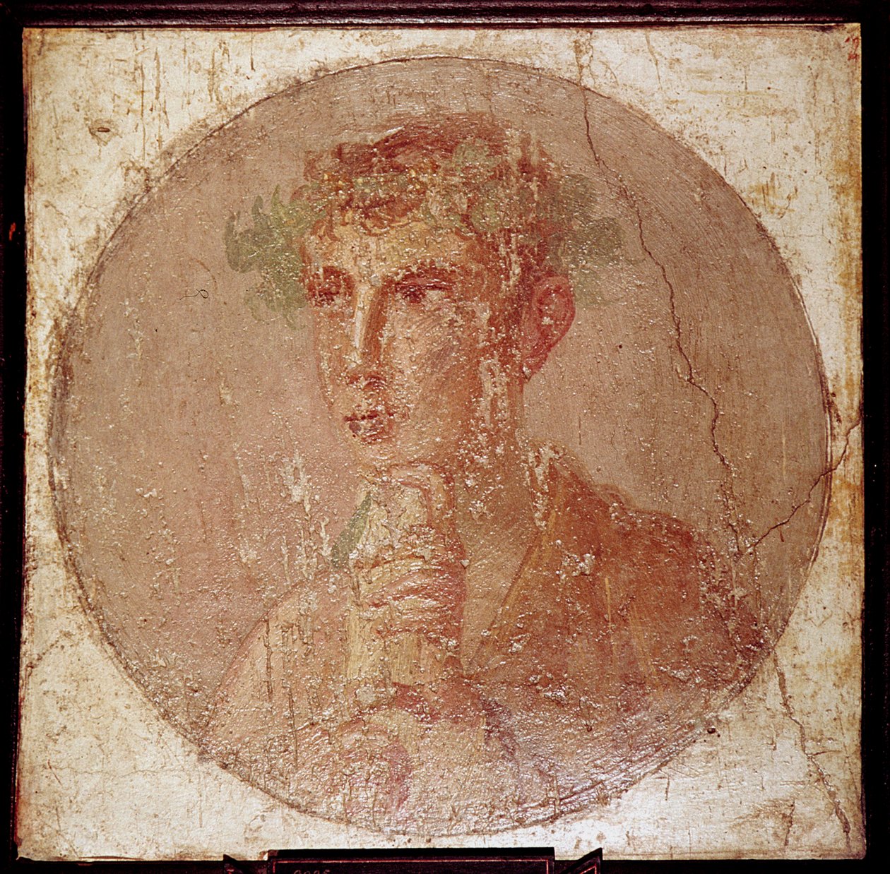 Romersk portrettmaleri av en ung mann, Pompeii, Italia av Unbekannt