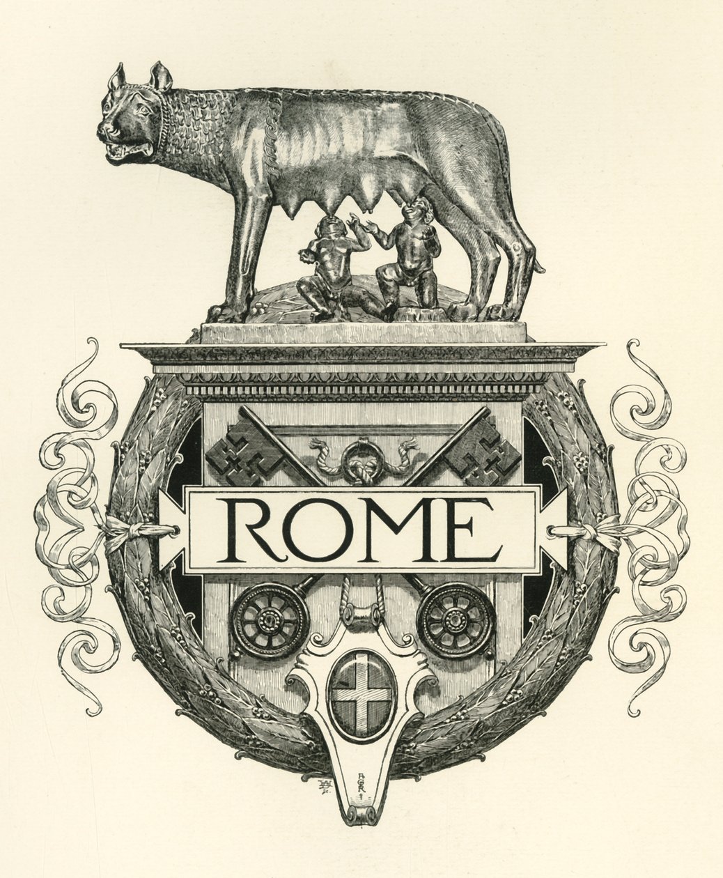 Roma, slutten av 1800-begynnelsen av det 20. århundre. av Unbekannt