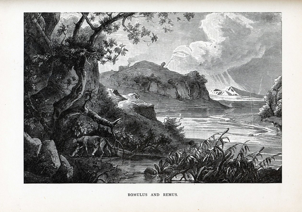 Romulus og Remus, 1882 av Unbekannt