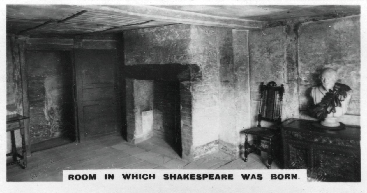 Rom der Shakespeare ble født, ca 1920-tallet av Unbekannt