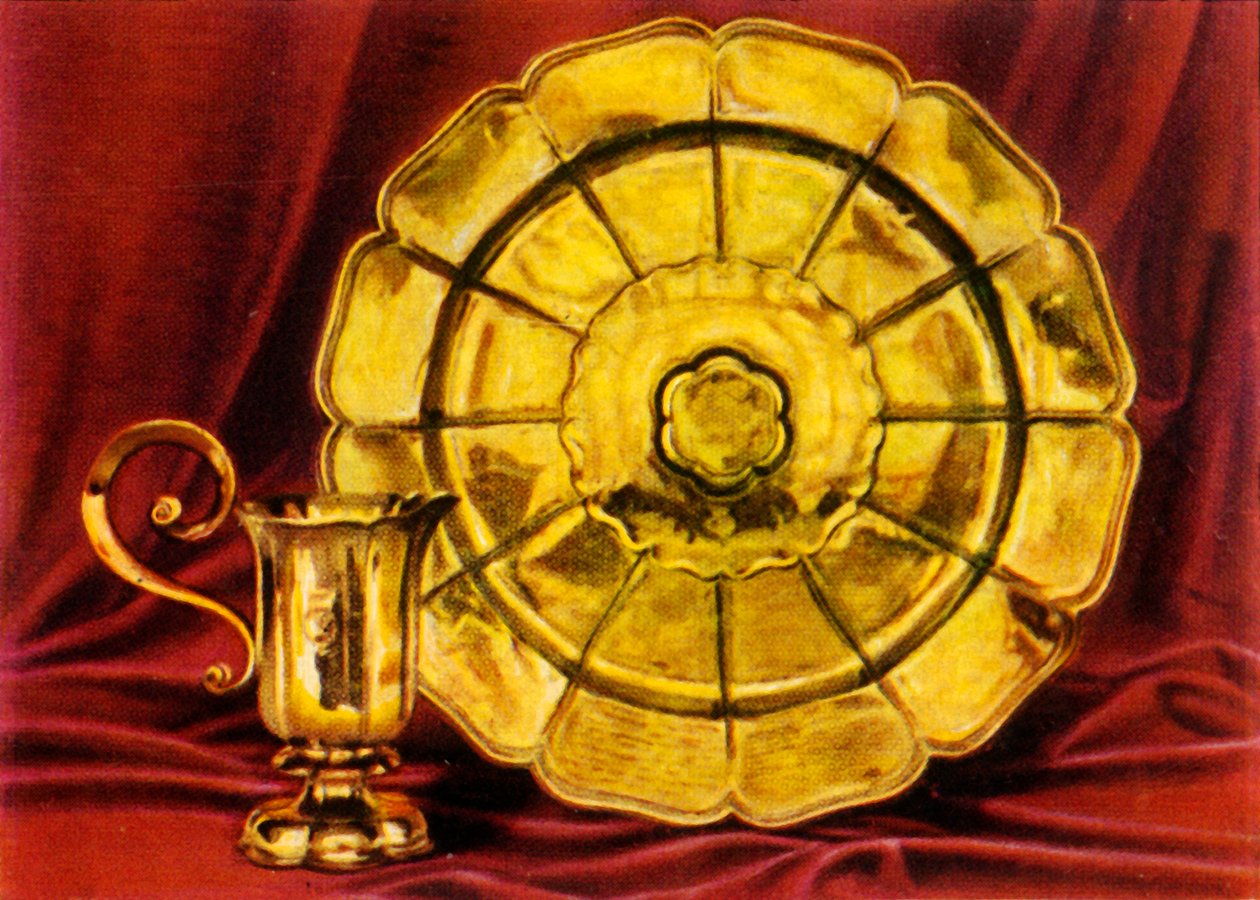 Rose-Water Ewer and Basin, 1938. av Unbekannt