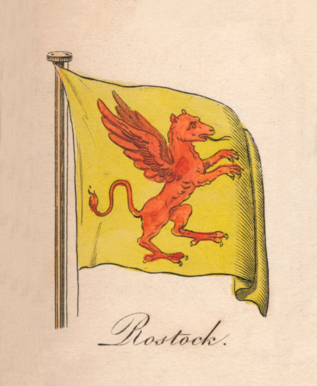Rostock, 1838 av Unbekannt