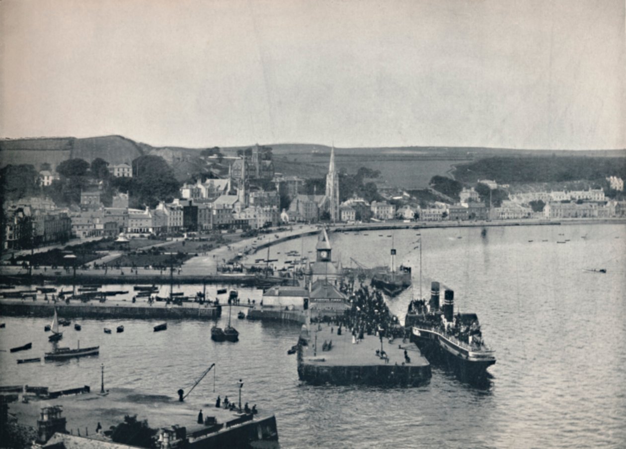 Rothesay - The Landing-Stage and Esplanade, 1895 av Unbekannt
