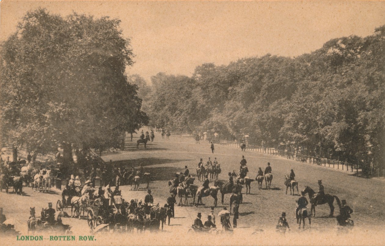 Rotten Row, London, ca 1900 av Unbekannt