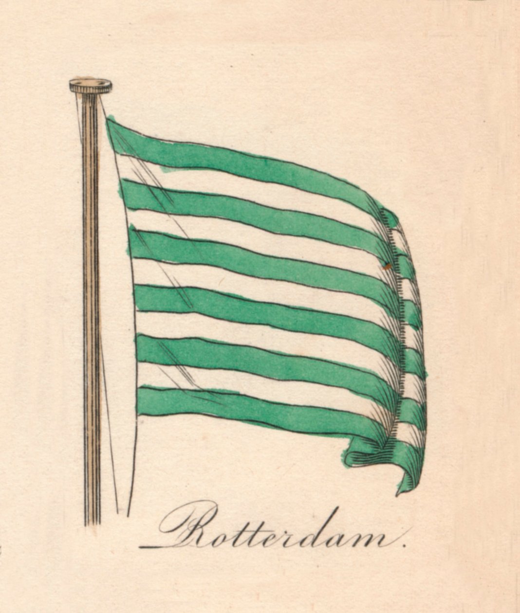 Rotterdam, 1838 av Unbekannt