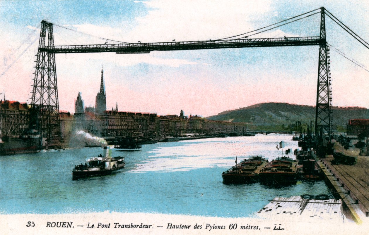 Rouen, Transporter Bridge, Transporter Bridge, 20. århundre av Unbekannt
