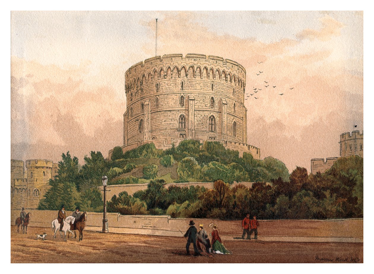 Rundetårn, Windsor, 1880 av Unbekannt
