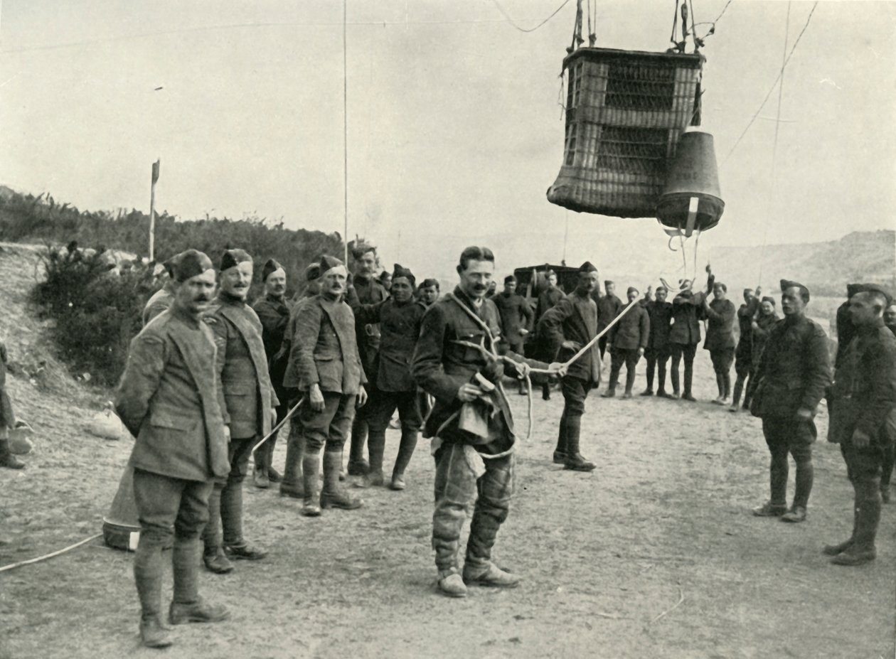 Royal Field Artillery Kite Balloons var øynene til våre våpen i Frankrike, 1919. av Unbekannt