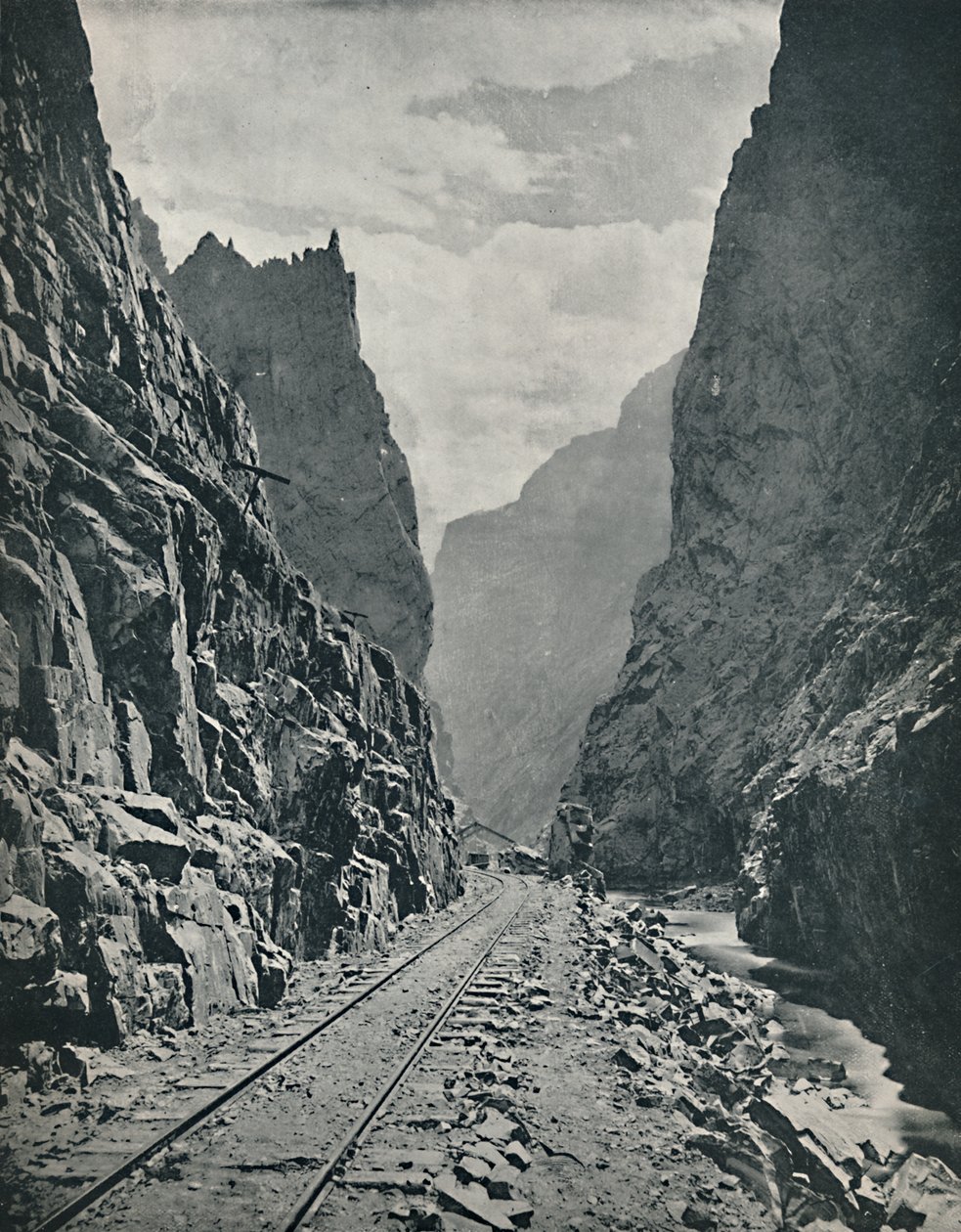 Royal Gorge of the Arkansas, c1897. av Unbekannt