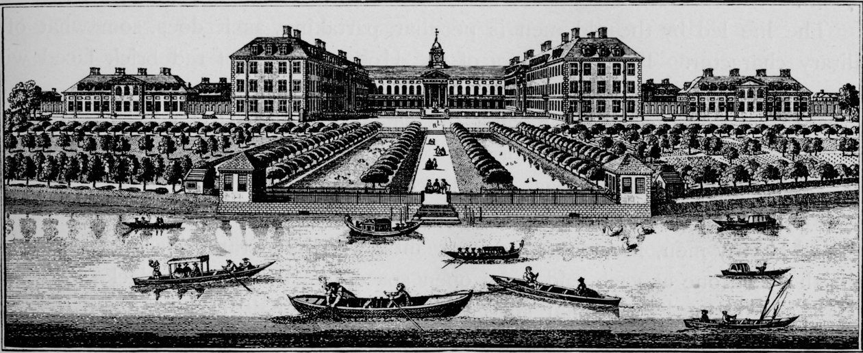 Royal Hospital, Chelsea, c1890 1911 av Unbekannt