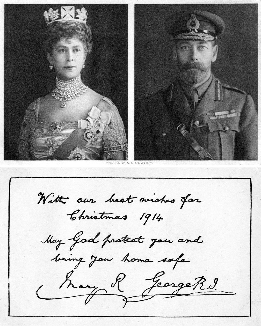 Kongelig julehilsen til de britiske troppene, 1914 av Unbekannt