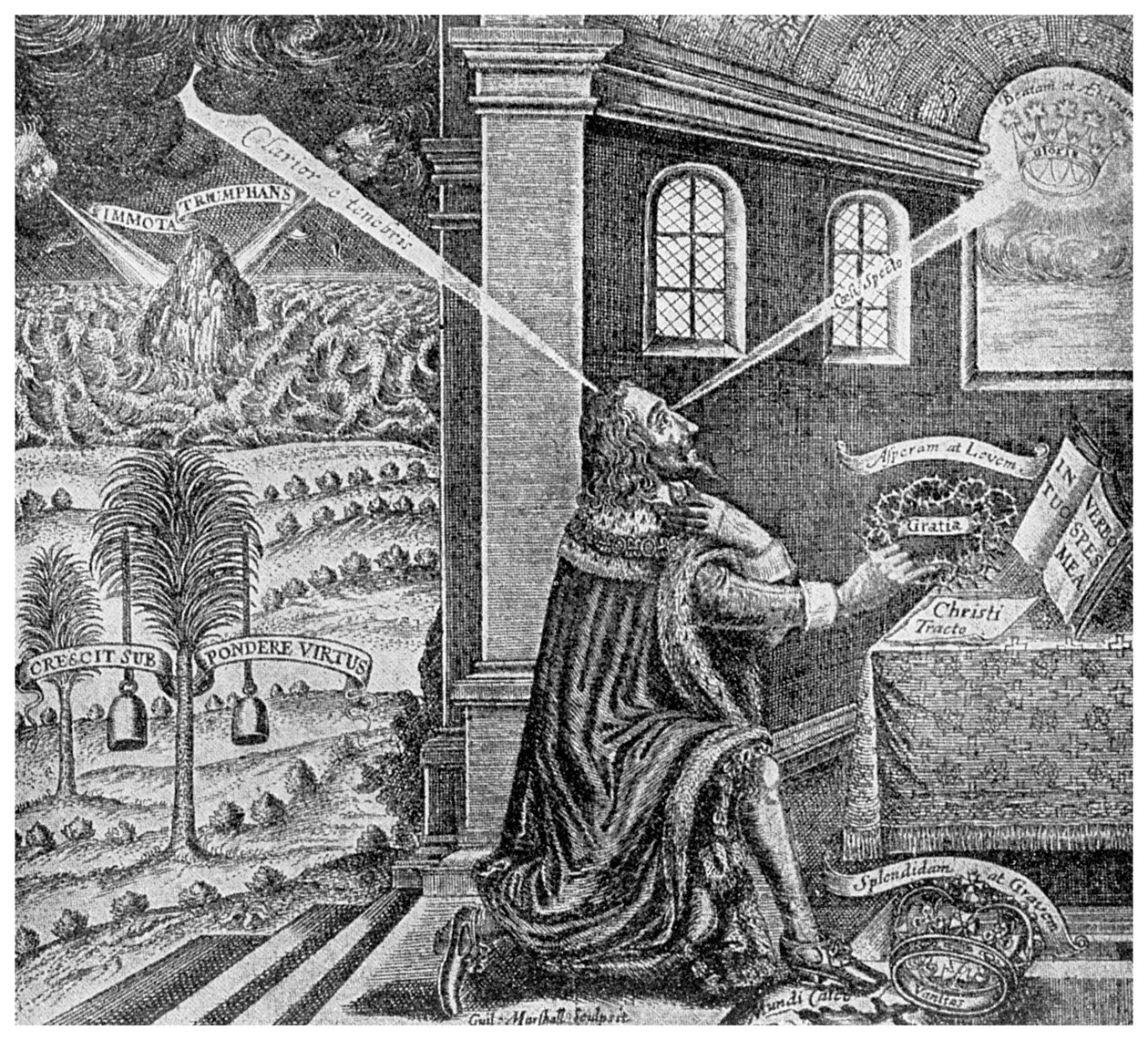 Kongelig prerogativ: tittelblad fra Eikon Basilike, 1649 1956 av Unbekannt