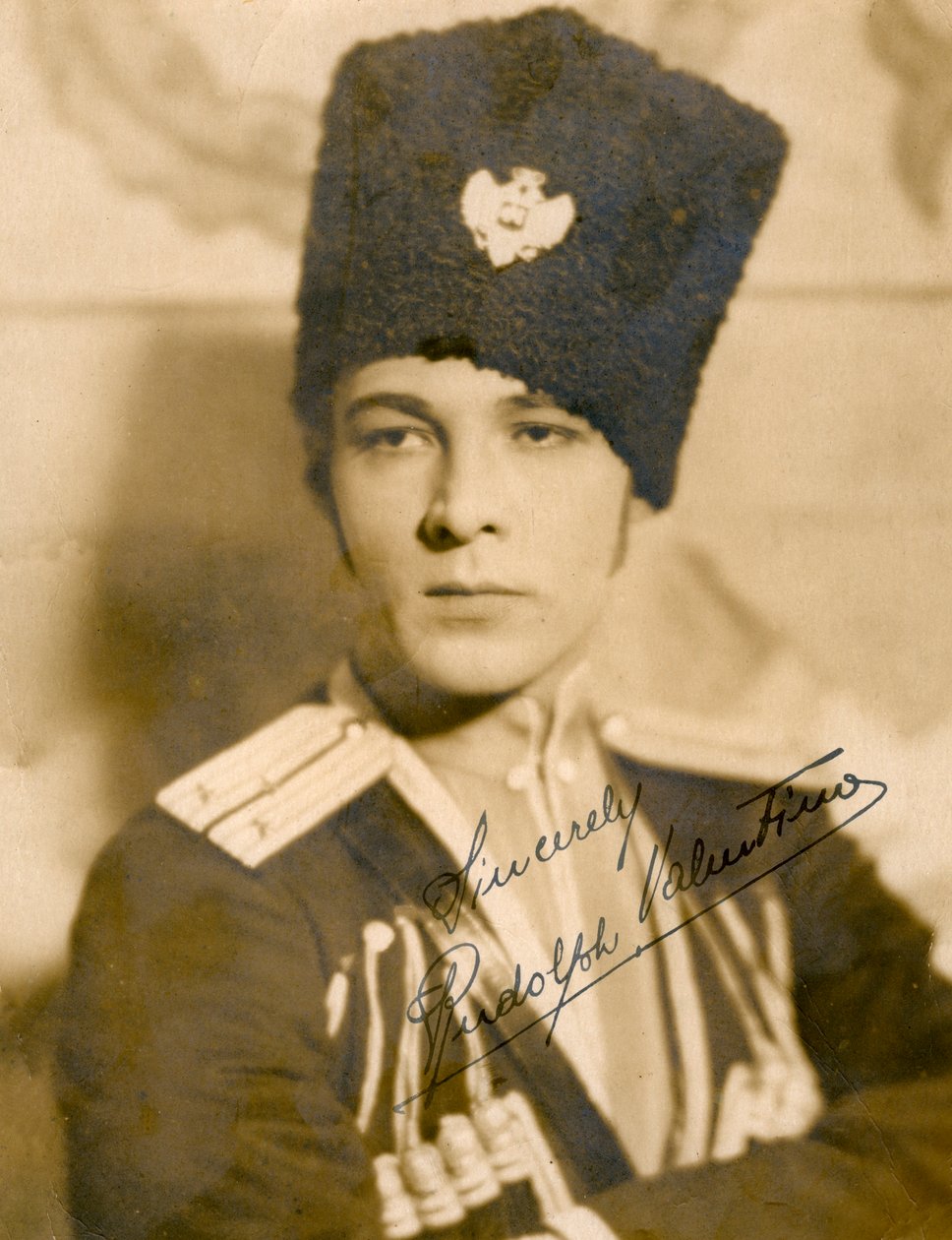 Rudolph Valentino 1895-1926, italiensk skuespiller, ca 1920-tallet av Unbekannt