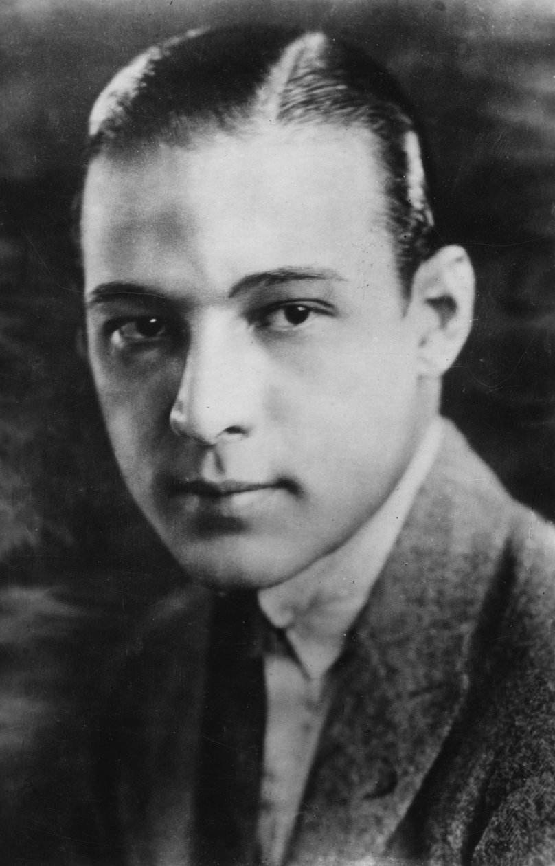 Rudolph Valentino 1895-1926, italiensk skuespiller, ca 1920-tallet av Unbekannt