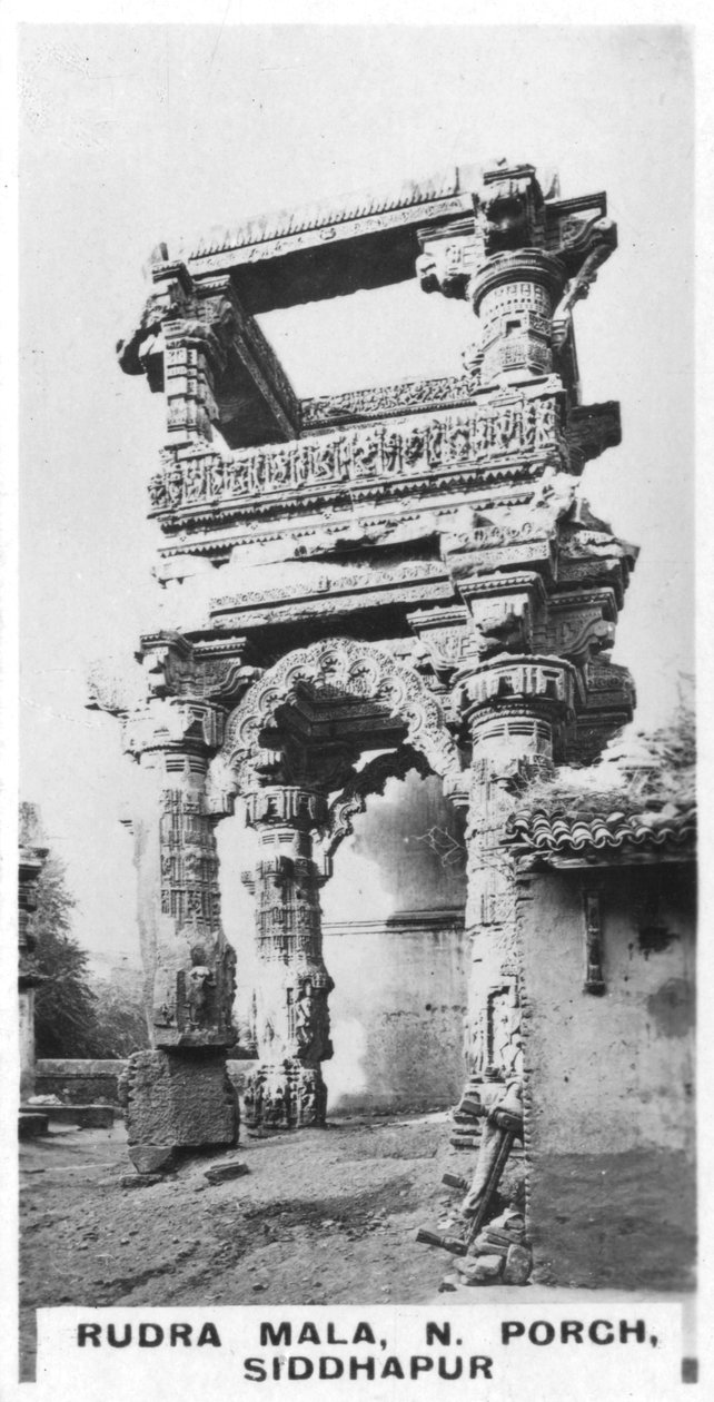 Rudra Mala, nord veranda, Siddhapur, India, c1925 av Unbekannt