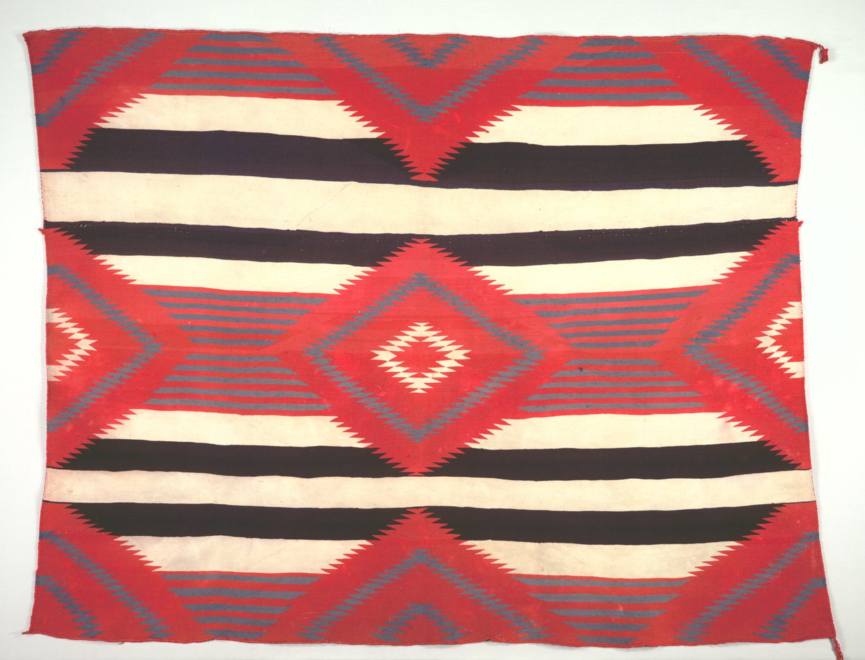 Teppe tredje fase Chief Blanket Style, Germantown Weaving, ca. 1890-1910. av Unbekannt