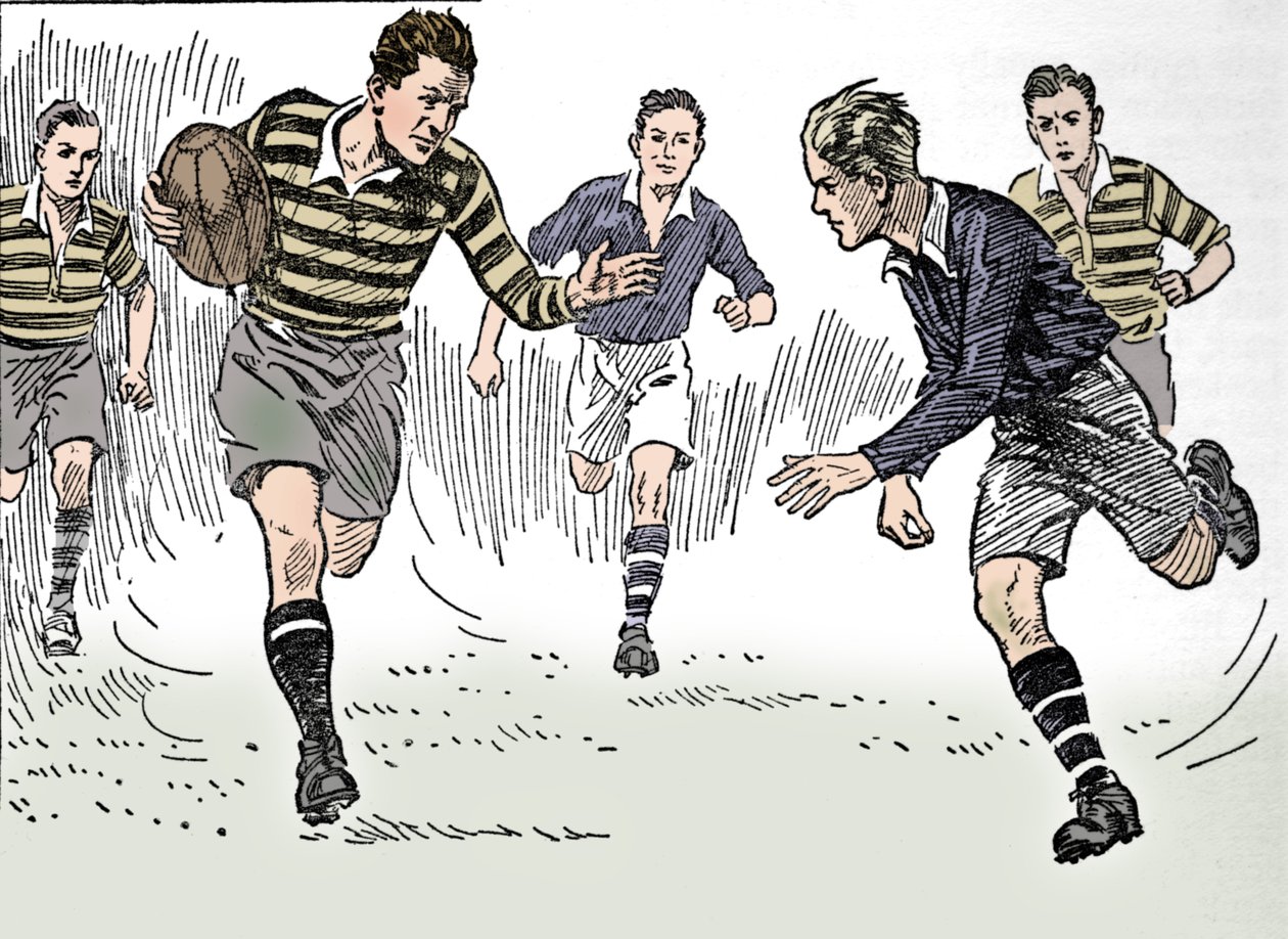 Rugbyfotball, 1937 av Unbekannt