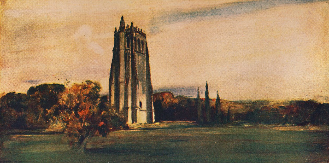 Ruinene av Abbey of Bec, Normandie, 1912 av Unbekannt