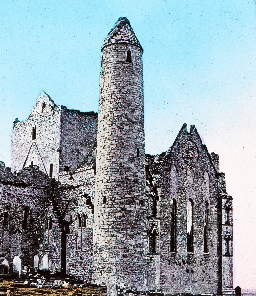 Ruiner på Rock of Cashel Co., Tipperary, c1910 av Unbekannt