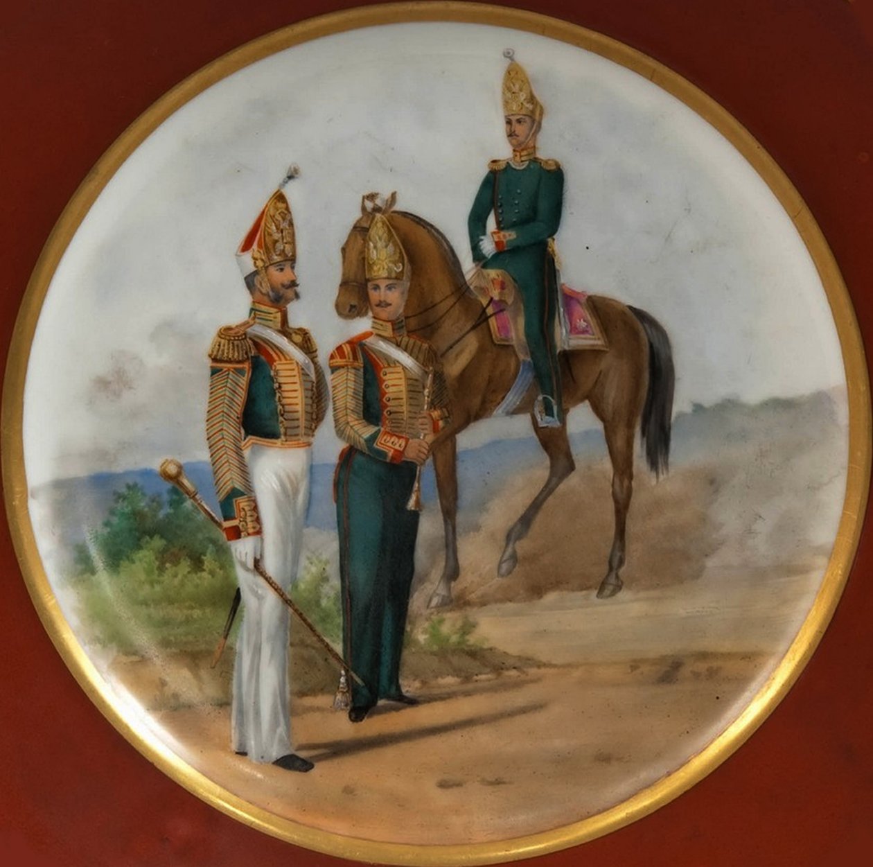 Russisk grenaderplate, 1850-tallet av Unbekannt