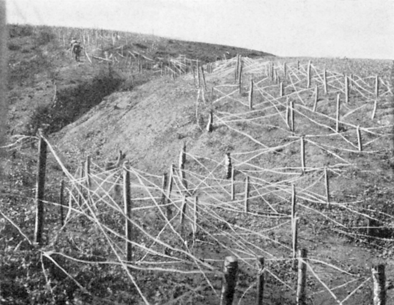 Russiske piggtrådforviklinger, russisk-japansk krig, 1904-5 av Unbekannt
