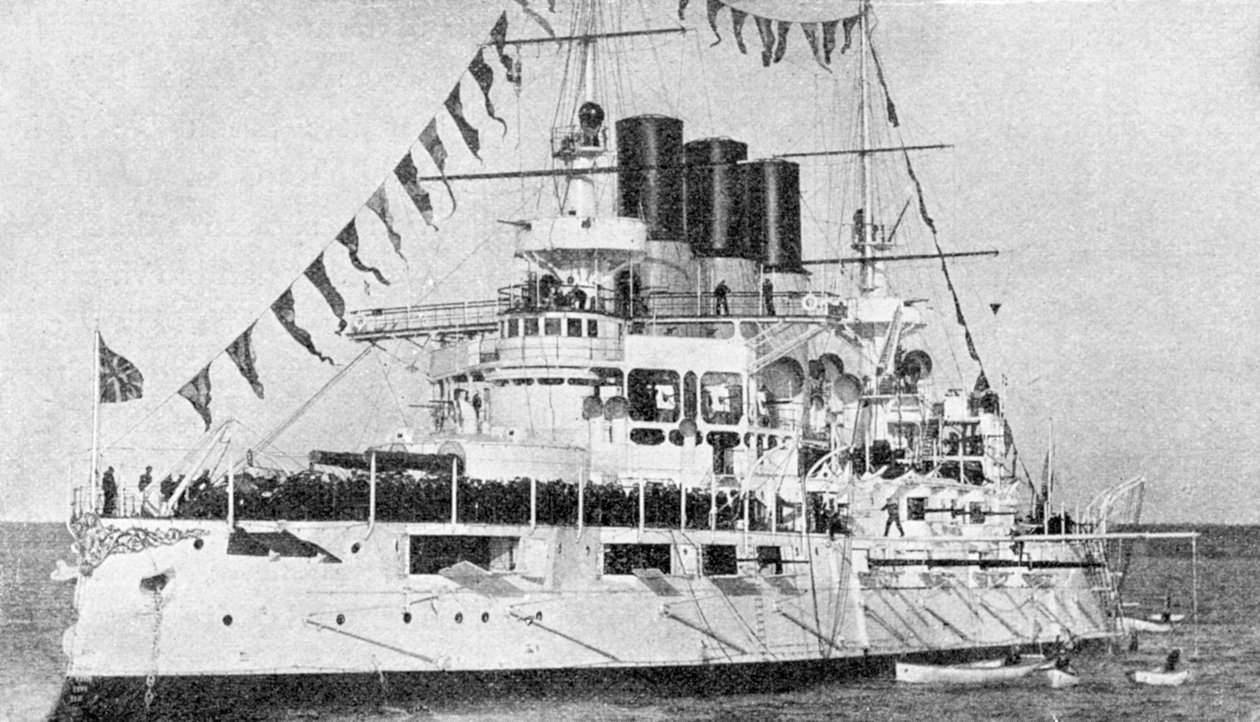 Russisk slagskip Retvisan, russisk-japansk krig, 1904-5 av Unbekannt