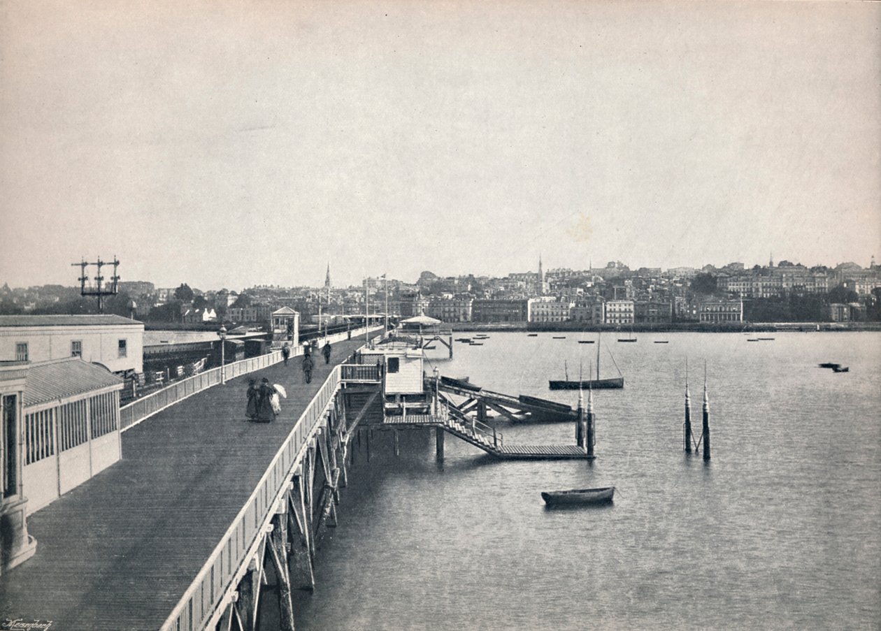 Ryde - Utsikt fra bryggen, 1895 av Unbekannt