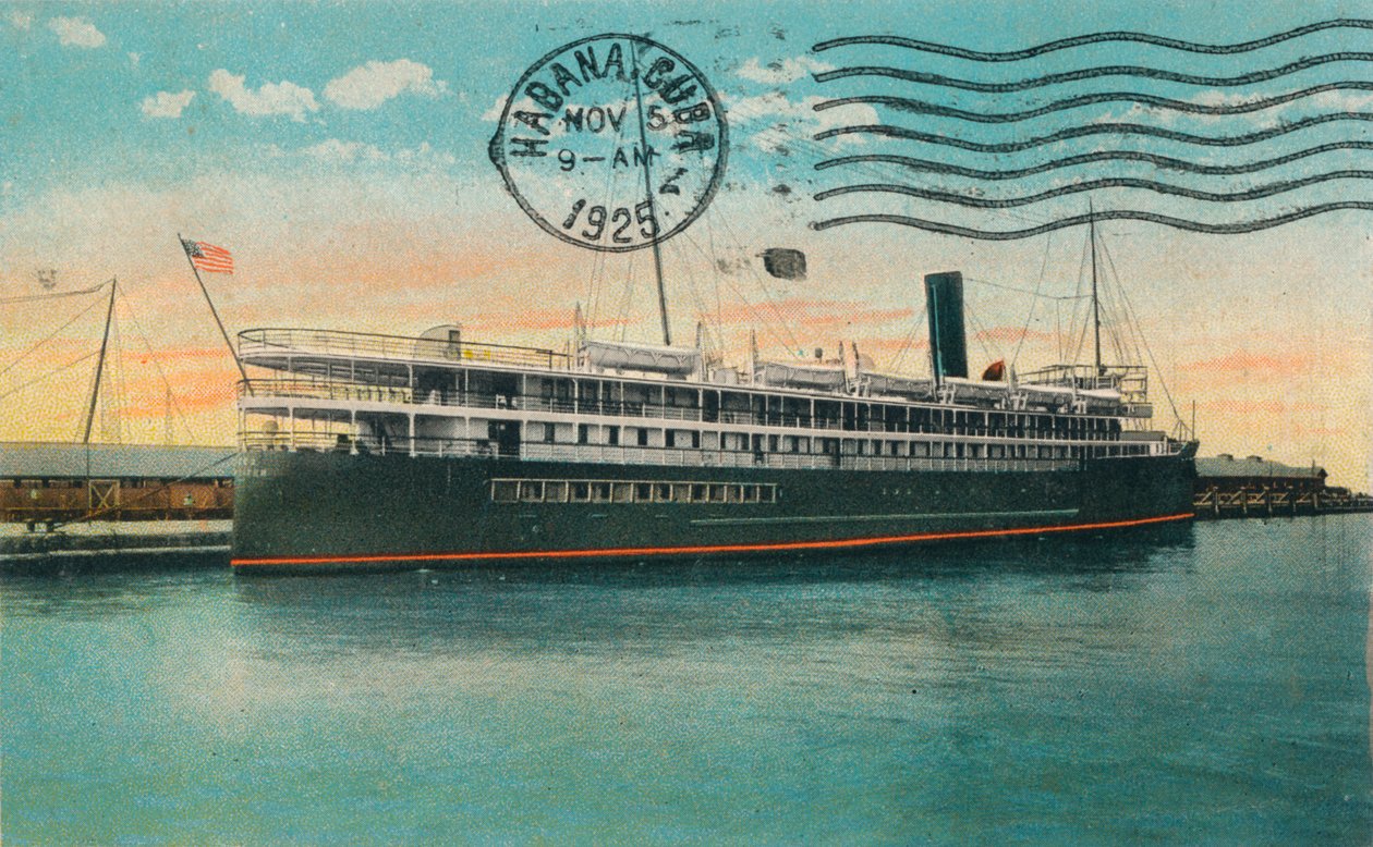 SS Cuba, Key West, Florida, c1925 av Unbekannt