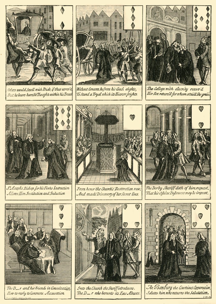 Sacheverell-kort, c1872. av Unbekannt