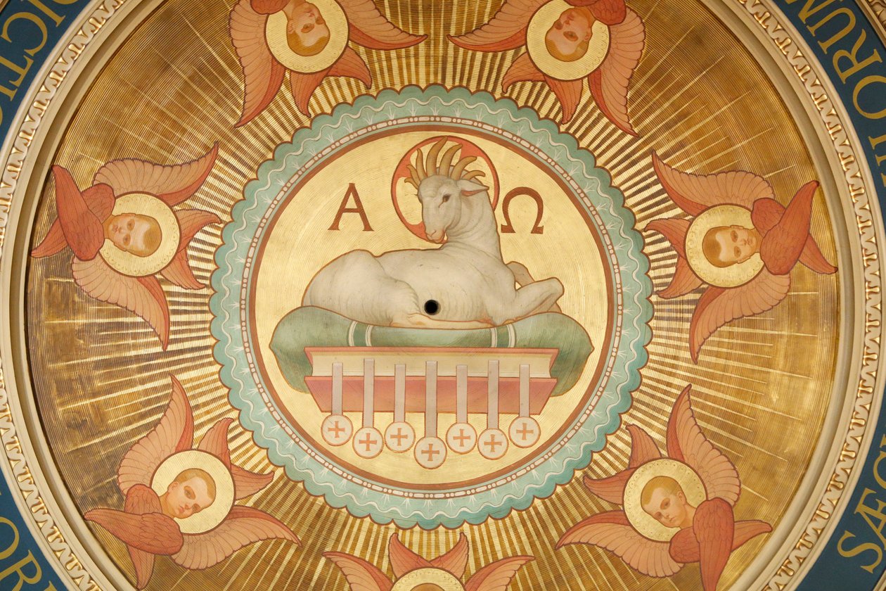 Saint-Francois Xavier kirke, Guds lam (Agnus Dei), Paris, Frankrike av Unbekannt