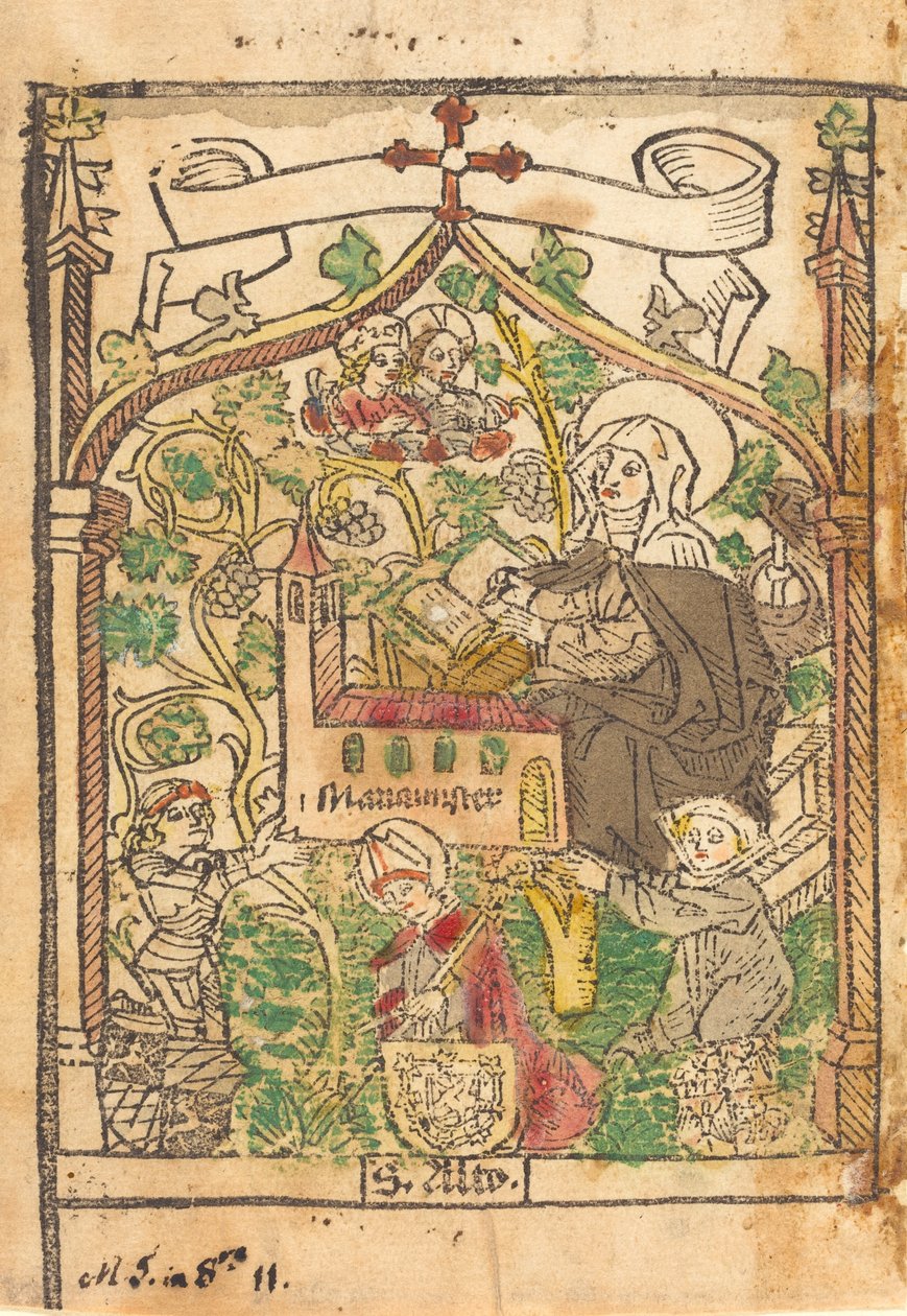 Saint Alto, Saint Bridget og grunnleggerne av Mariamunster, ca. 1500. av Unbekannt