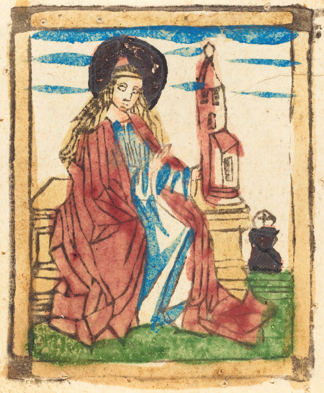 Saint Barbara, 14601470. av Unbekannt