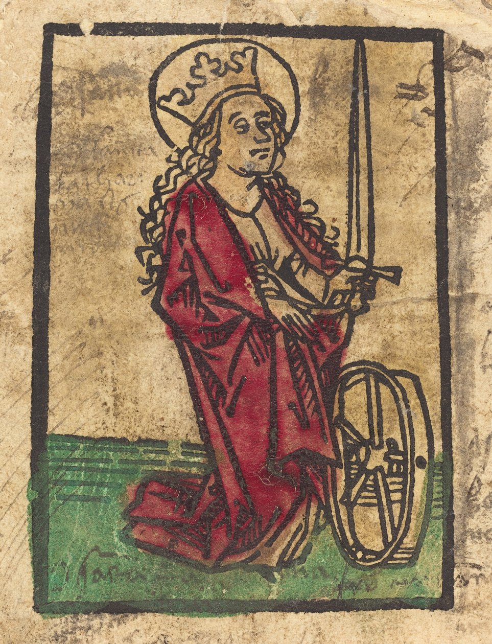 Den hellige Katarina av Alexandria, 14751485. av Unbekannt