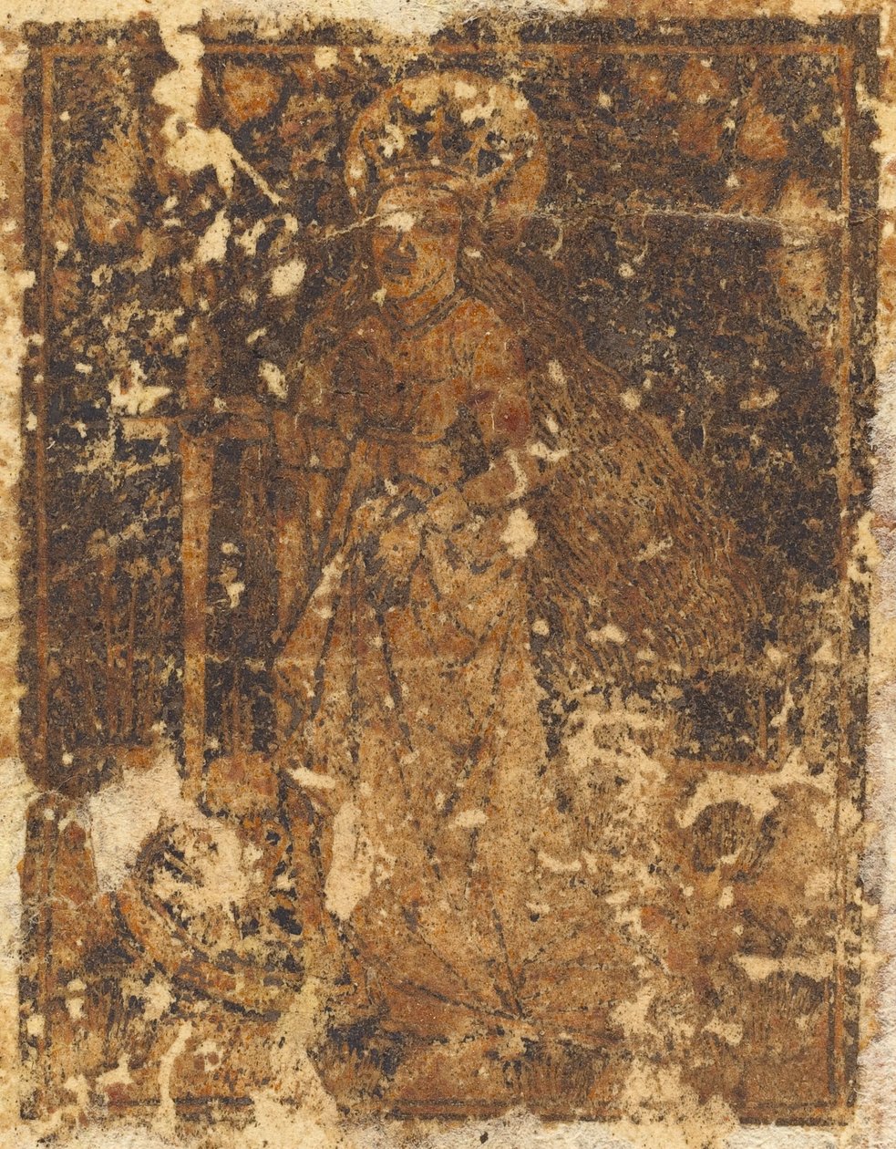 Saint Catherine [verso], i eller etter 1470. av Unbekannt