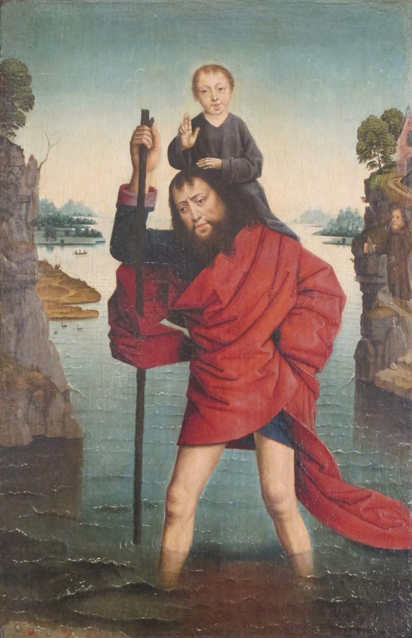 Saint Christopher and the Infant Christ, etter 1485. av Unbekannt