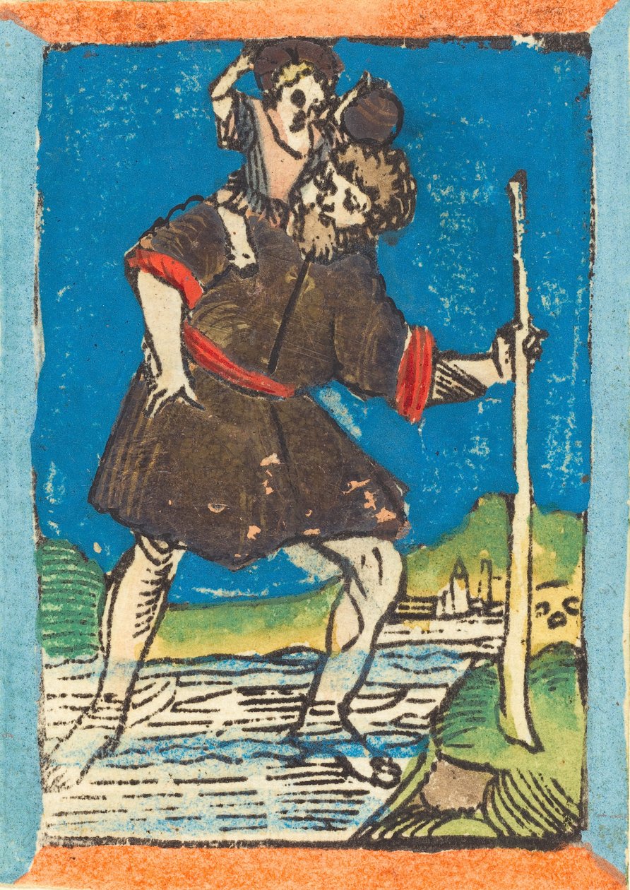 Saint Christopher, ca. 1480. av Unbekannt