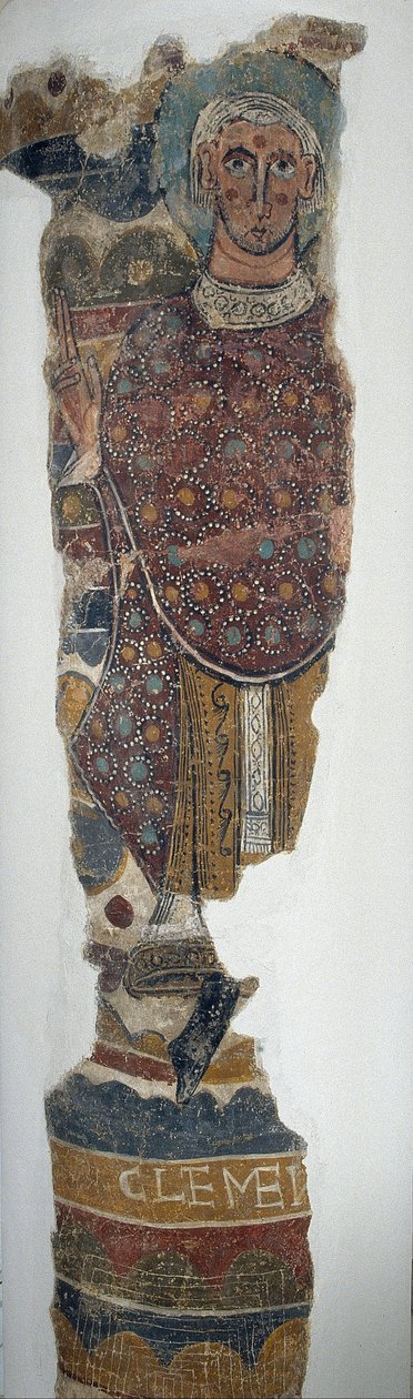 Saint Clement fra Santa Maria de Taüll av Unbekannt