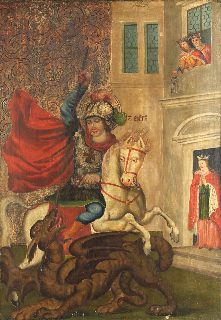 Saint George og dragen av Unbekannt