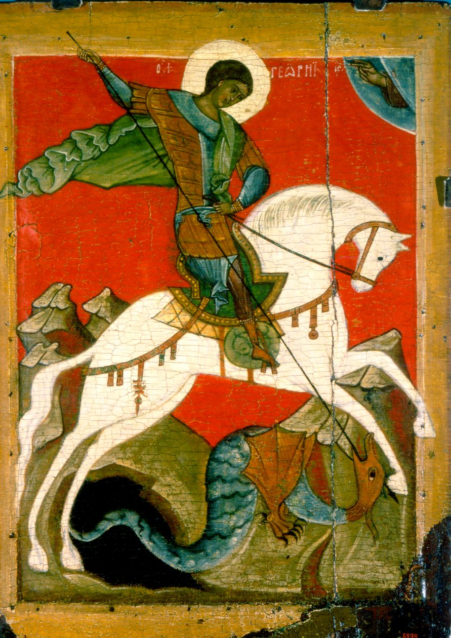 Saint George and the Dragon, slutten av 1300-tallet av Unbekannt