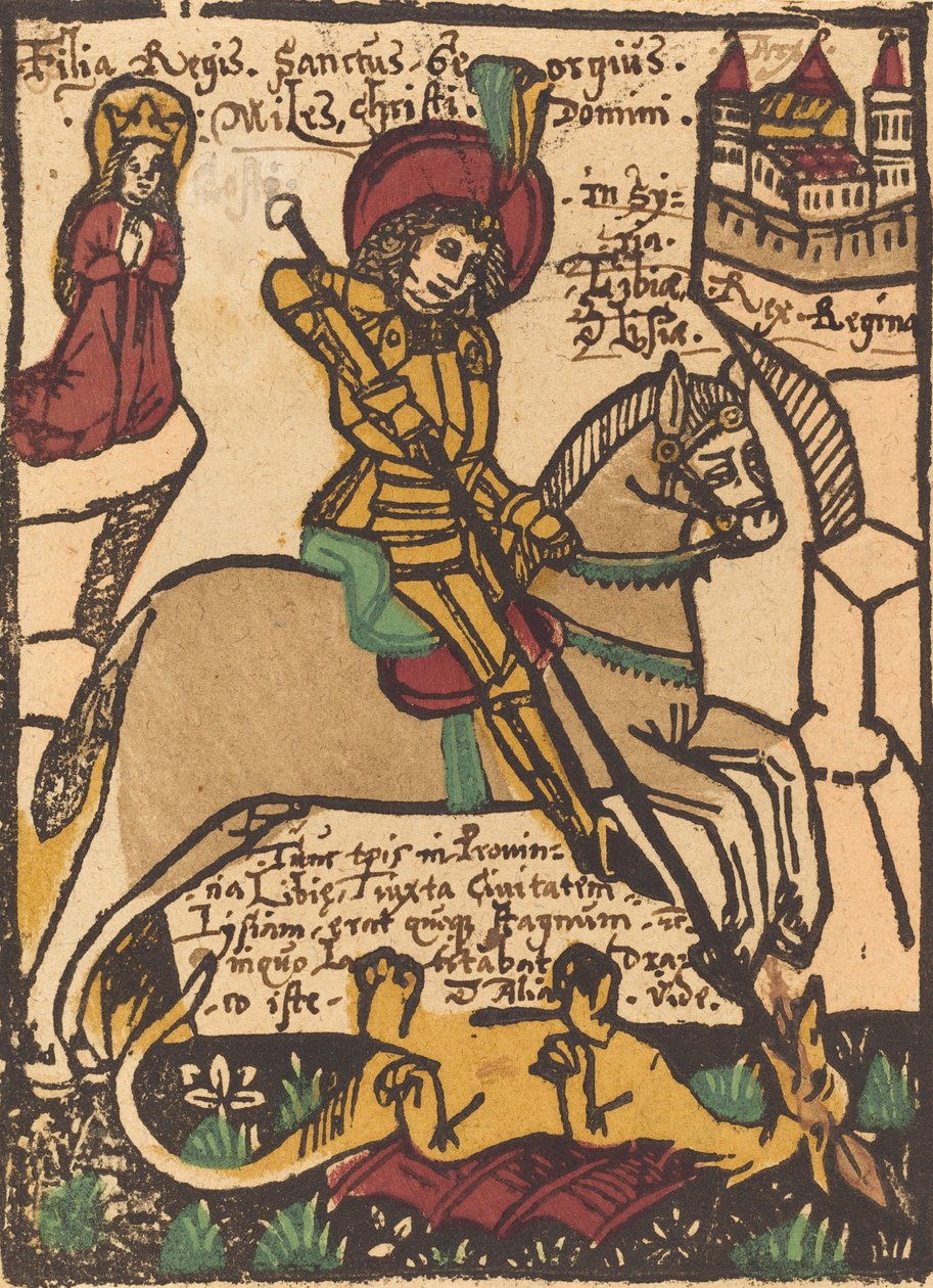 Saint George, ca. 14601470. av Unbekannt