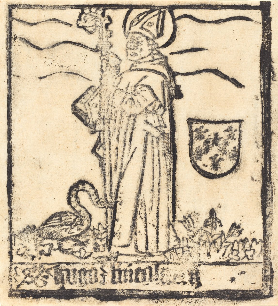 Saint Hugo of Lincoln eller Saint Hugo of Avalon, sannsynligvis 14601480. av Unbekannt