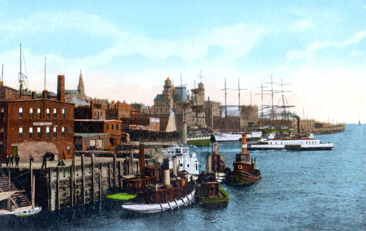 Saint John havn, Saint John, New Brunswick, Canada, ca 1900-tallet av Unbekannt