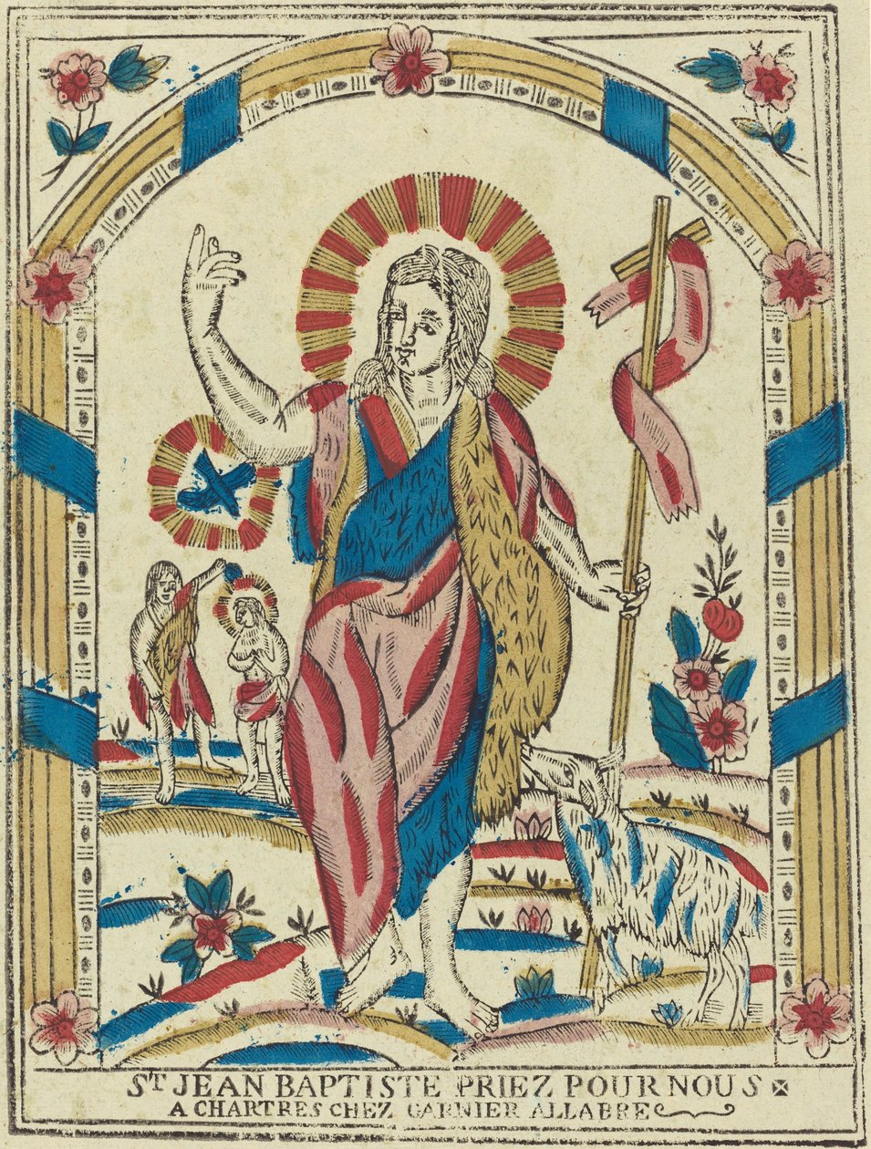 Døperen Johannes Be for oss, ca. 1820. av Unbekannt