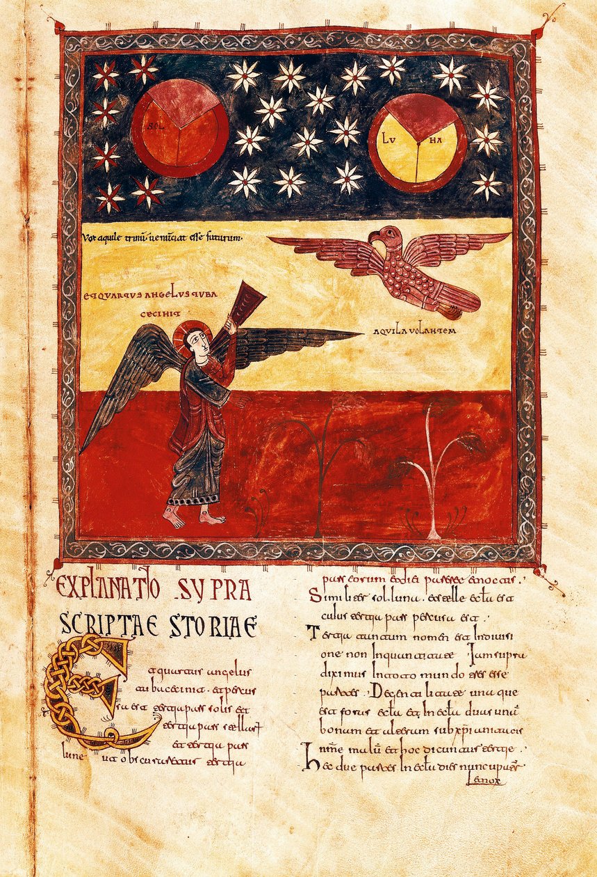 Saint John the Evangelist (miniatyr), 976 av Unbekannt
