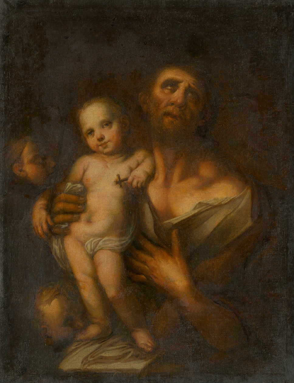 Saint Joseph med Jesusbarnet av Unbekannt