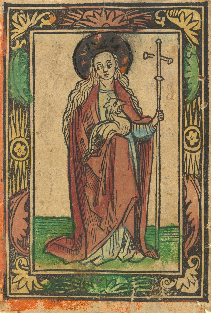 Saint Margaret, c. 1480.    1205822   no       norwegian Successfully Translated  Original: Man met een capuchon en een baard Translat: Man met een capuchon en een baard 1344219 no norwegian Successfully Translated Original: Christus geneest melaatsen Tran av Unbekannt
