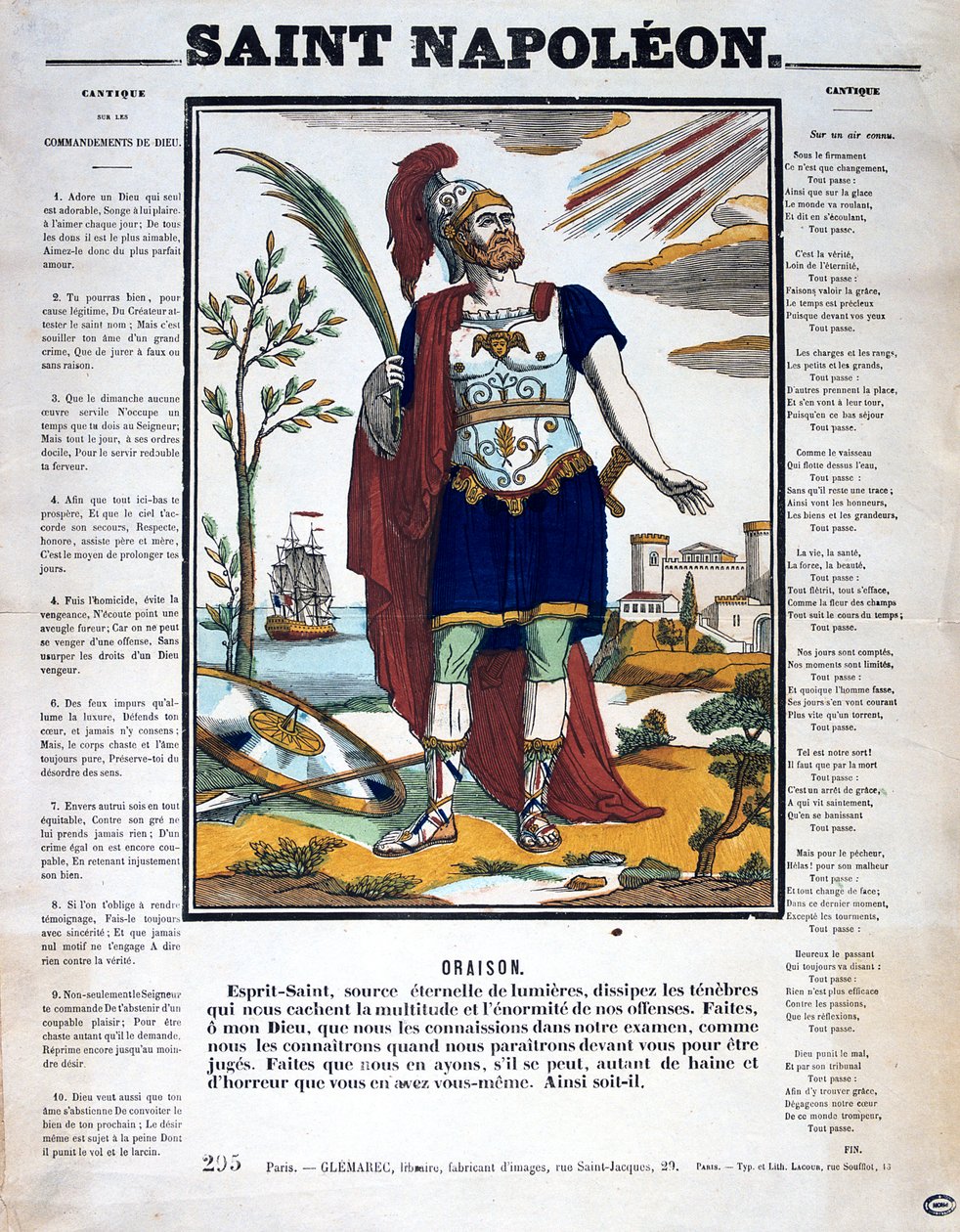 Saint Napoleon, 1800-tallet av Unbekannt